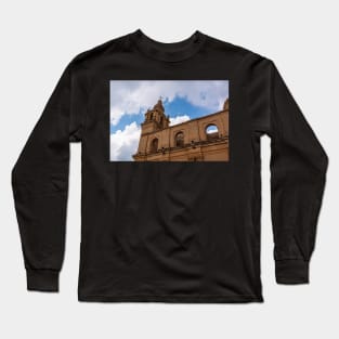 Bell tower shot from low angle Long Sleeve T-Shirt